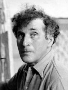 Retrato de Marc Chagall.
